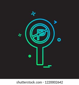 Traffic signs icon design vector
