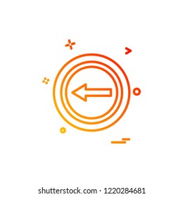 Traffic signs icon design vector
