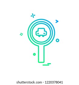 Traffic signs icon design vector