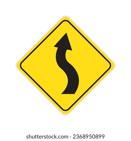 traffic signs icon logo vector design template