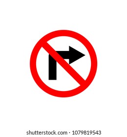 Traffic signs icon template