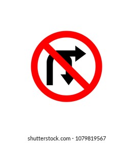 Traffic signs icon template