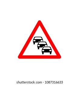 Traffic signs icon template