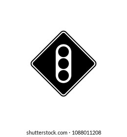 Traffic signs icon template
