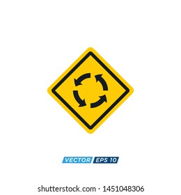 Traffic Signs Icon Vector Design Illustration 