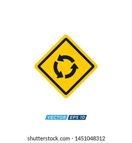 Traffic Signs Icon Vector Design Illustration 