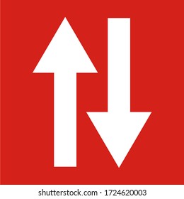 
traffic signs. illustration of traffic signs in flat style. priority of traffic from the front