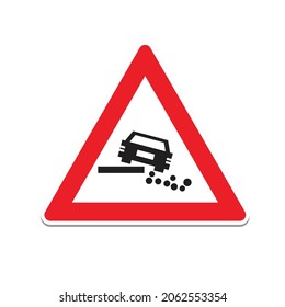 traffic signs. illustration of traffic signs in flat style.