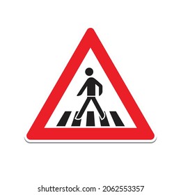 traffic signs. illustration of traffic signs in flat style.