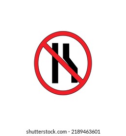 Traffic signs. illustration of traffic signs in flat style. Vector illustration.
