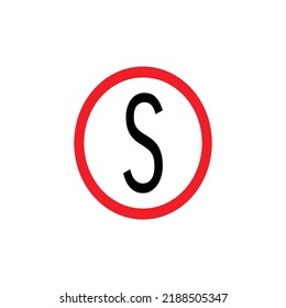 Traffic signs, isolated on white background, vector illustration. Stop area.
