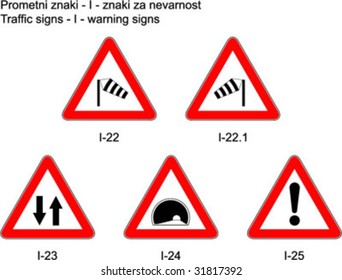 Traffic signs on slovene roads - Prometni znaki na slovenskih cestah