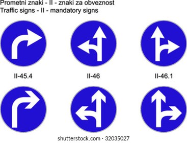 Traffic signs on slovene roads  Prometni znaki na slovenskih cestah