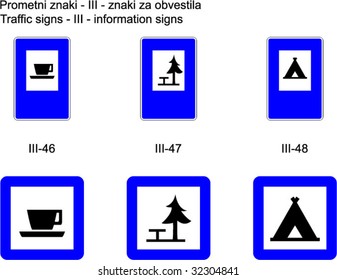 Traffic signs on slovene roads  Prometni znaki na slovenskih cestah