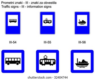 Traffic signs on slovene roads  Prometni znaki na slovenskih cestah