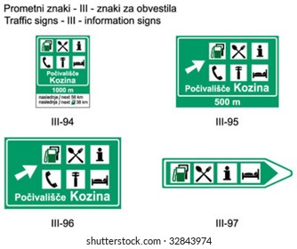 Traffic signs on slovene roads Prometni znaki na slovenskih cestah