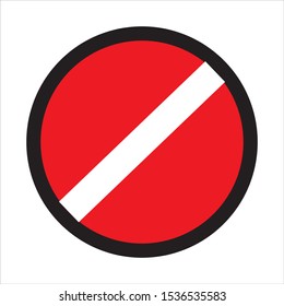 traffic signs on a white background