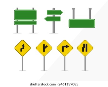 Traffic signs and road signs