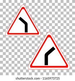 Traffic signs. Road signs. High quality vector illustrations.
