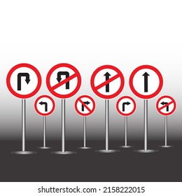 Traffic Signs, Road signs vector