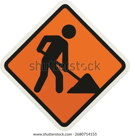 Traffic signs sticker vector with white background