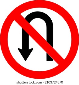 Traffic signs used in Brazil, Forbidden to return to left, Informs the driver of the vehicle that it is forbidden to turn left.