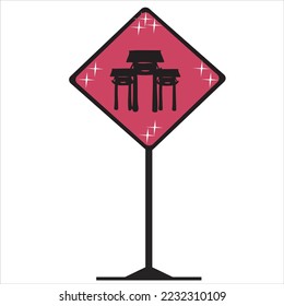 Traffic signs, used to provide road conditions for road users.