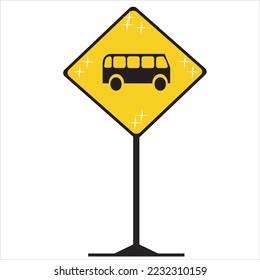 Traffic signs, used to provide road conditions for road users.
