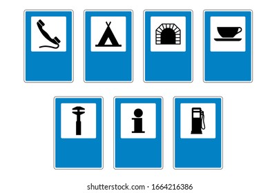 Traffic Signs Vector Editable Road Highway