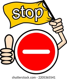 TRAFFIC SIGNS VECTOR ILLUSTRATIONS  is suitable as a medium for children's learning about the meaning of traffic signs.