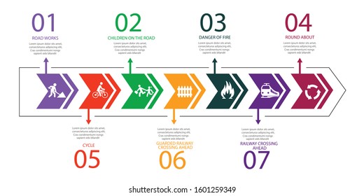 Traffic signs vector.Set of road sign.Traffic-Road Sign Collection.