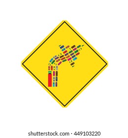 Traffic Signs,right,vector