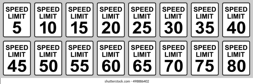 speed limit 35 road sign