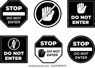 Traffic Stop Sign Icon – Road Safety and Alert Symbol