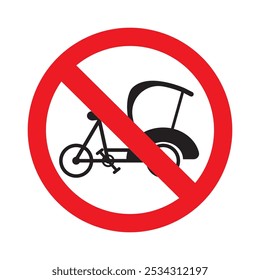 Traffic symbols and prohibition signs, vector illustration design