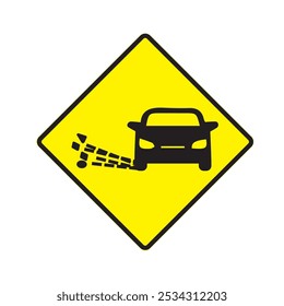 Traffic symbols and road safety signs vector illustration design