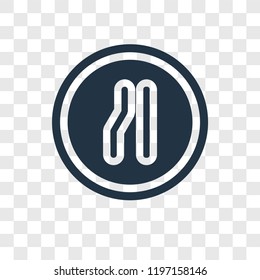 Traffic vector icon isolated on transparent background, Traffic transparency logo concept