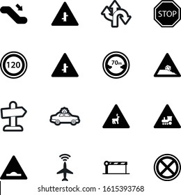 traffic vector icon set such as: plane, police, railroad, kilometers, closed, circle, metal, map, roadblock, step, controller, entry, web, view, floor, airplane, staircase, logo, cop, number