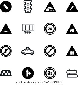 traffic vector icon set such as: railway, sky, cab, guide, number, art, opportunity, out, law, artificial, concept, police, rule, guard, cross, lake, guidepost, tourism, river, farm, three, shipping