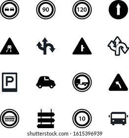 traffic vector icon set such as: mini, airport, color, area, logistic, line, signpost, french, computer, slippery, empty, snow, ice, logo, service, regulation, bus, border, snowy, textured, concept