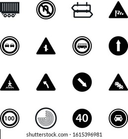 traffic vector icon set such as: delivery, kilometers, cross, walk, 3, kingdom, front, commercial, information, crossing, bus, industry, scan, auto, web, path, search, rule, trucking, directional