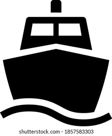 Traffic vector icon for ship