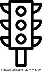 traffic Vector illustration on a transparent background. Premium quality symbols. Stroke vector icon for concept and graphic design.