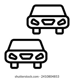 Traffic Vector Vector Line Icon Design
