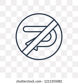 Traffic vector outline icon isolated on transparent background, high quality linear Traffic transparency concept can be used web and mobile
