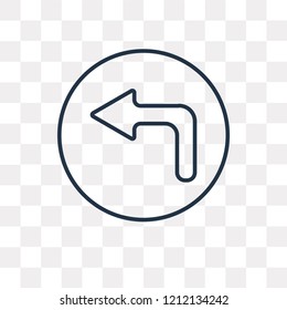 Traffic vector outline icon isolated on transparent background, high quality linear Traffic transparency concept can be used web and mobile
