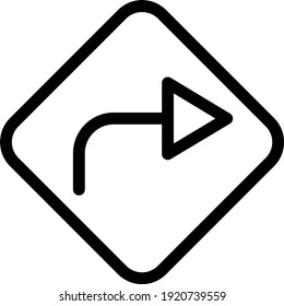 traffic vector thin line icon