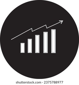 Traffic visitor icon. Diagram icon. Vector illustration, EPS10.