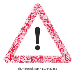 Traffic warning sign 1. All traffic signs forming red triangle. traffic sign icons collage. traffic warning sign. Board warning sign
