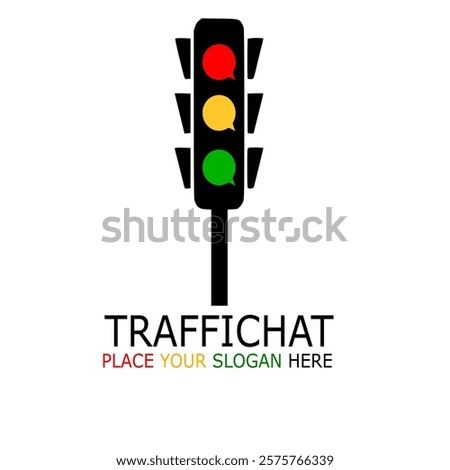 TRAFFICHAT PLACE YOUR SLOGAN HERE VEKTOR